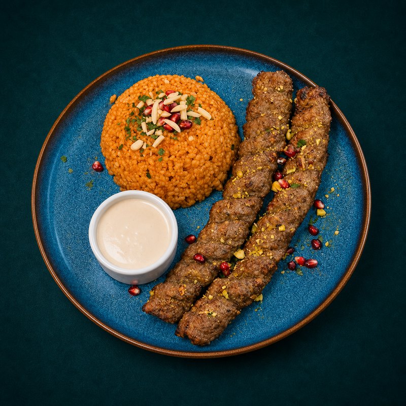 Lamb/chicken Kufta z pistacjami