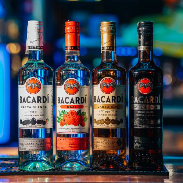 Bacardi Carta Blanca/Carta Oro/Carta Negra