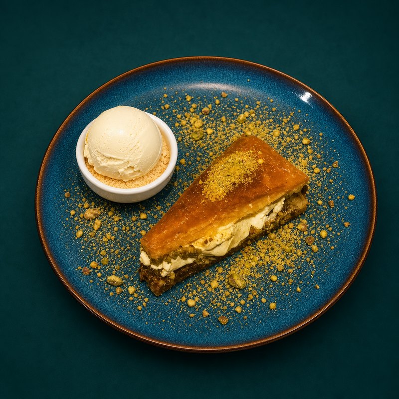 Baklawa z lodami