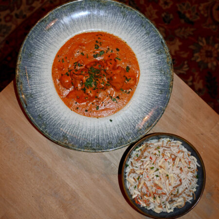 Butter Chicken / Butter Halloumi